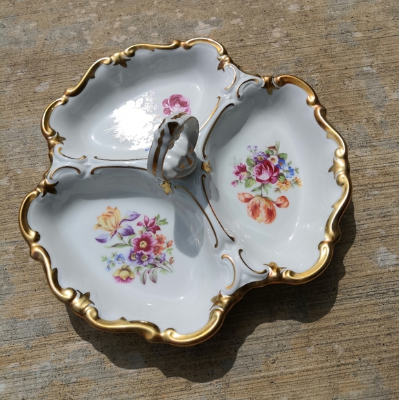 Vintage GDR Reichenbach Multiple Serving Tray w/Handle - Picture 5 of 7